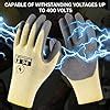 Serplex® Electrical Insulated Gloves Full Palm Rubberization 400V High ...