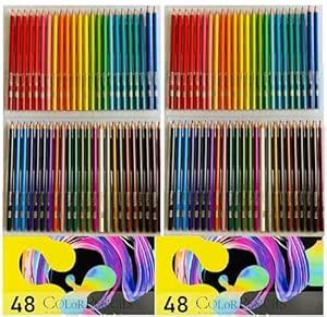 Corslet Multicolor 96 Count Drawing Kit - 48 Pcs Colour Pencils Set ...