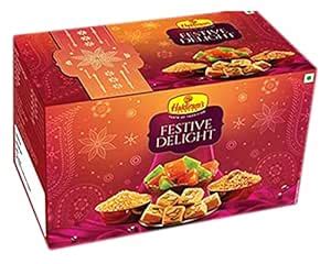 Haldiram's Festive Delight Sweets Gift Pack, 750g : Amazon.in: Grocery ...