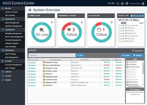 ASUS Control Center Express - IT monitoring and management software ...