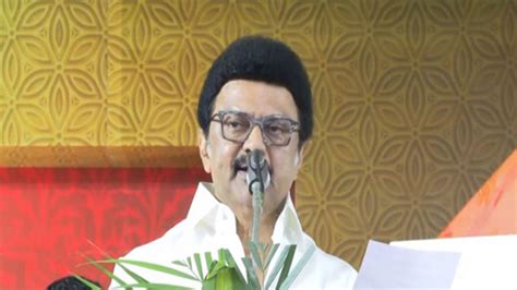 Tamil Nadu CM Stalin urges newlywed couples to 'give birth immediately ...