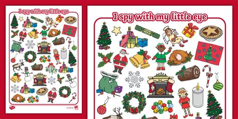 Christmas I Spy – Fun Festive Observation Activity