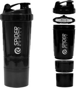 Snipper Spider Protein Shaker Water Bottle Sipper for Gym - 500 ML 500 ...