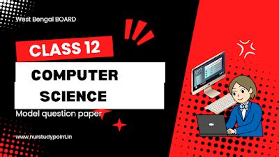 HS COMPUTER SCIENCE MODEL QUESTION PAPER 2025 class 12 computer science ...