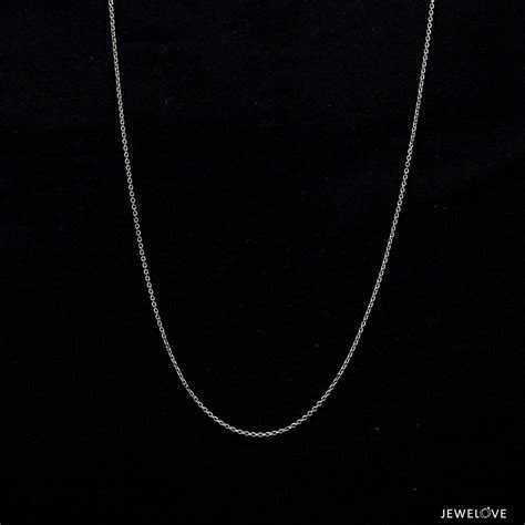 Japanese Thin Platinum Cable Chain SJ PTO 704-Thin