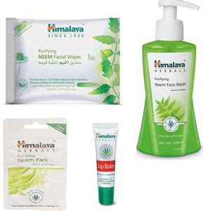 Himalaya Herbals Purifying Neem Facial Wipes, Purifying Neem Face Wash ...