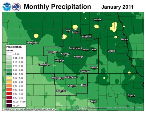 2011 Monthly Precipitation Maps