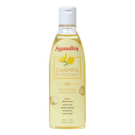 Champa in Coconut - Face and Body Massage Oil - 100ml