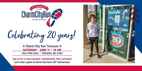 20th Anniversary Celebration at Charm City Run Timonium, Charm City Run ...