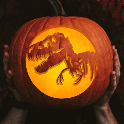 Dinosaur Pumpkin Carving Patterns Printable