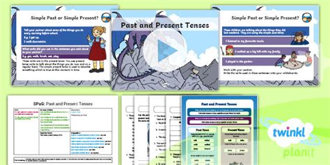 PlanIt Y2 SPaG Lesson Pack: Past and Present Tenses