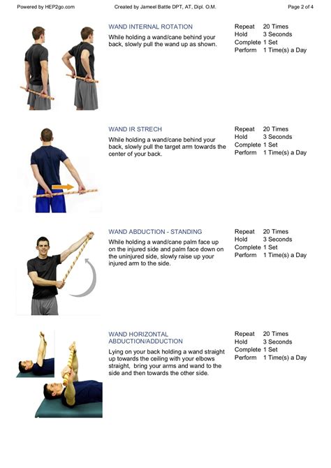 Printable Frozen Shoulder Exercises Pdf - Printable Free Templates