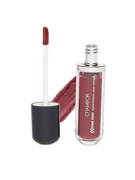 Chambor Extreme Wear Transferproof Liquid Lipstick, No.407, 6 Ml (Matte ...