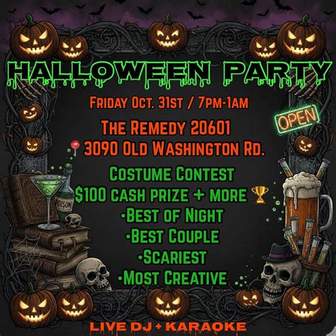 Halloween Costume Party , 3090 Old Washington Road, Waldorf, MD, 31 ...