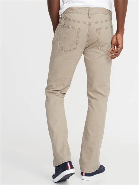 Twill Five-Pocket Boot-Cut Pants For Men | Old Navy