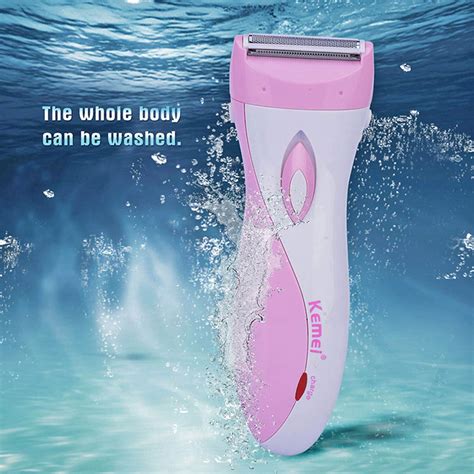 AEFSATM 3 Blades Lady Shaver Female Epilator Hair Remover Razor ...