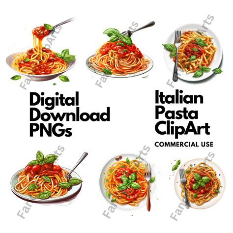 Italian Spaghetti Clip Art