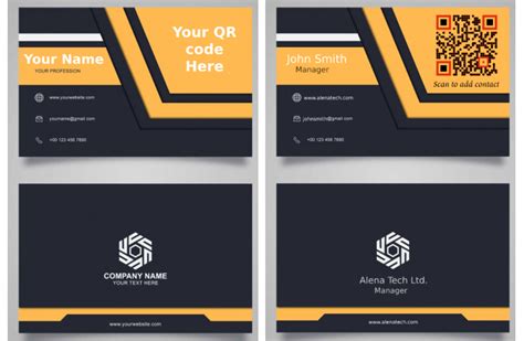 How to Make QR Code Business Card 的图像结果