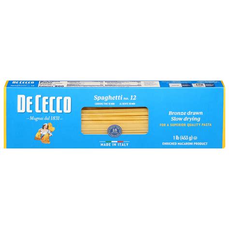 De Cecco Spaghetti No. 12 - Shop Pasta at H-E-B