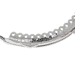 CALANDIS 8.5cm Metal Frame Clasp for Purse Handle Bag Candy Bead Head ...