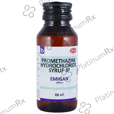Emigan 5mg Syrup 60ml: View Uses, Side Effects, Price and Substitute ...
