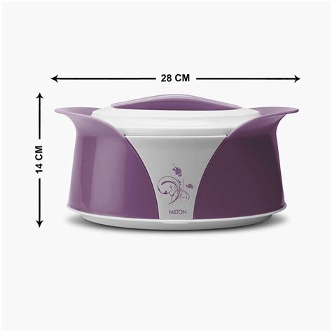 Buy MILTON Multicolour Solid Polypropylene Casserole with Lid from ...