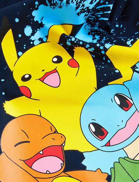 Buy Pure Cotton Pokemon™ T-Shirt (6-16 Yrs) at Marks & Spencer