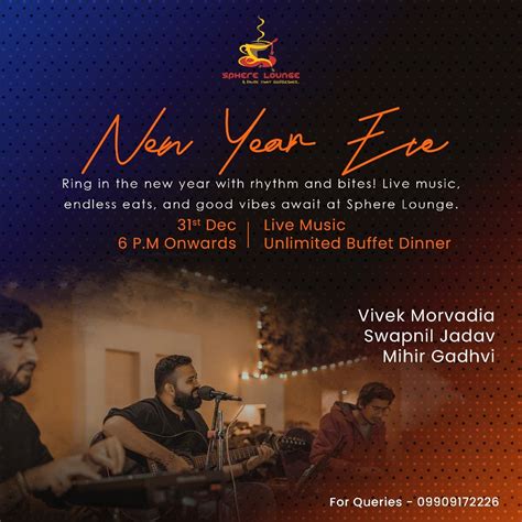 Live Unplugged Music with Gala Dinner, Sphere Lounge, Ahmedabad, 31 ...