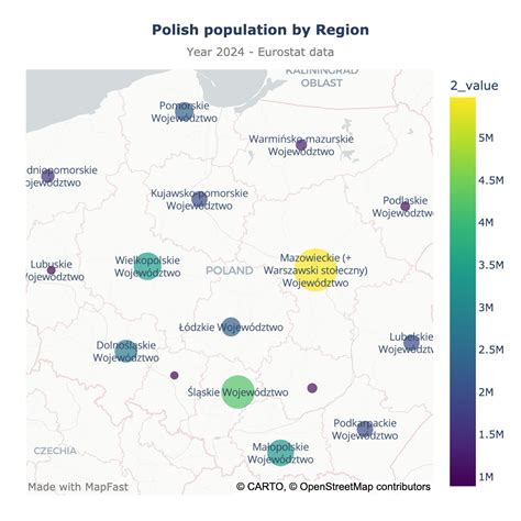 How to create a map of Poland with MapFast?