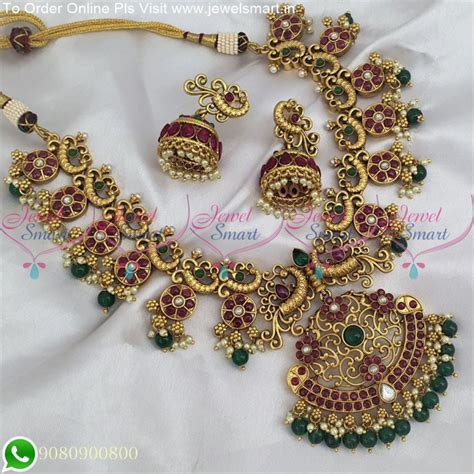 Gorgeous Peacock Bridal Jewellery Sets Online Premium Gold Touch ...