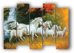 infinity interiors MDF Multiple Art Wall Paintings, Wall Art Panel ...