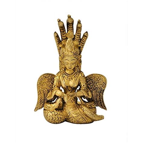 Buy Redbag Brass Goddess Naga Kanya Statue Online at Low Prices in ...