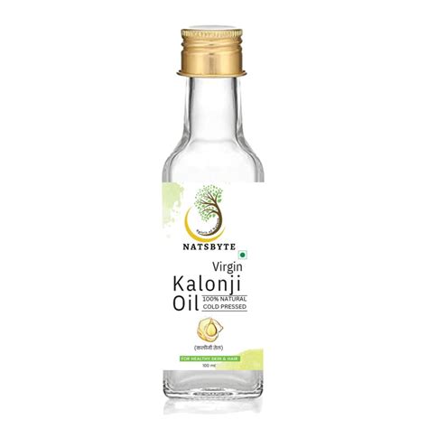 Natsbyte 100% Pure Virgin Cold Pressed Black Seed Kalonji Oil - 100 ml ...