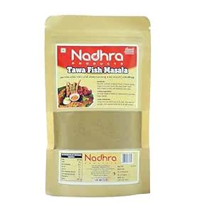 Nadhra PRODUCTS Tawa Fish Masala | Authentic Indian Spice Blend for ...