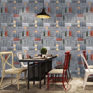 Jaamso royals Grey Multicolour Brick self adhesive wallpaper – JAAMSO ...