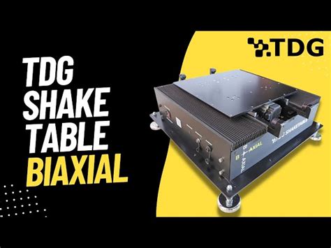 Earthqauke Stimulator - Dual-axis Earthquake Simulator TDG Shake Tabke ...