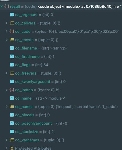 Python Inspect 的图像结果