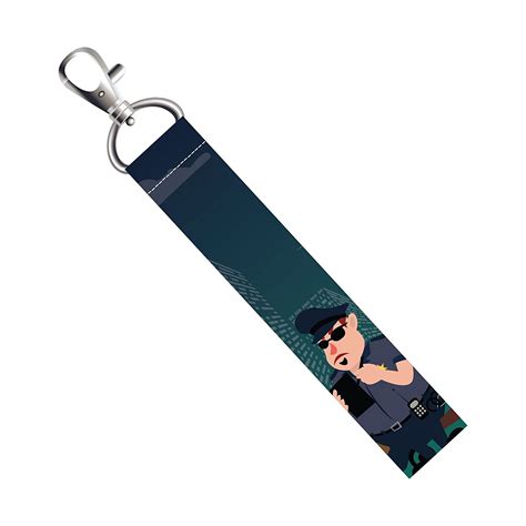 ISEE 360® The Police Lanyard Bag Tag with Swivel Lobster for Gift ...
