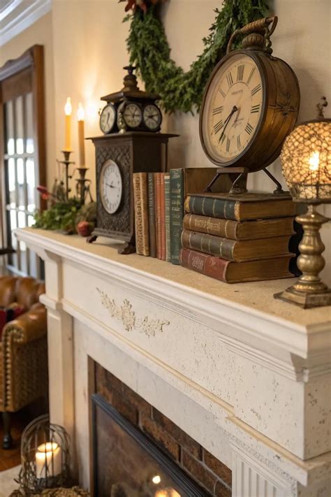 16+ Stylish Fireplace Mantel Shelf Ideas | Fireplace mantle decor ...