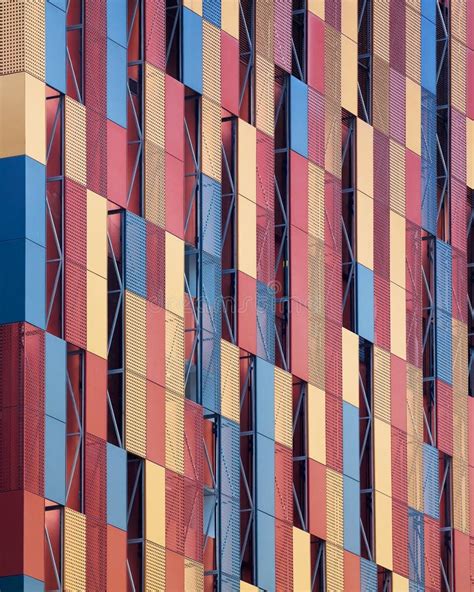 Image result for Red Aluminium Mesh Cladding