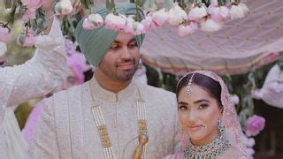 At her Malibu wedding, this bride and her mother wore Sabyasachi’s ...