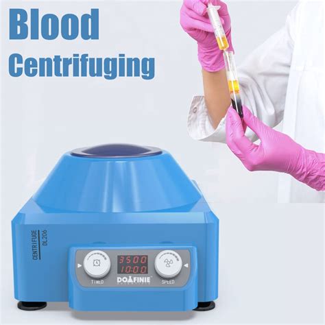 Dolfinie Digital Centrifuge Machine, LCD Display Benchtop Centrifuges ...