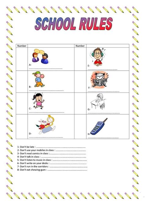 School Lessons Worksheets 的图像结果