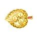 Buy HAZEL Leaf Shaped Brass Haldi Kumkum Box I Multi-Purpose Paan ...
