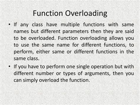 Image result for Func Overloading