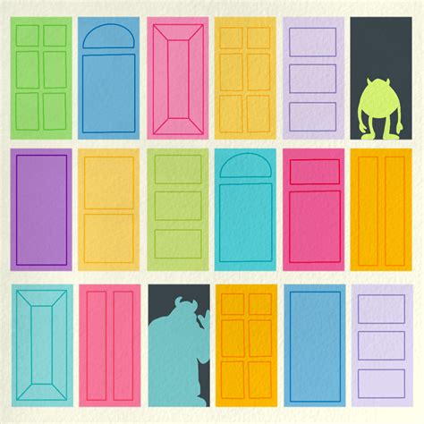 Pin by claire harrison on Monsters inc | Monsters inc doors, Monsters ...
