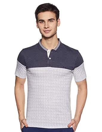 Buy Proline Men's Printed Regular Fit Polo (PV14222_Wh_Small) at Amazon.in