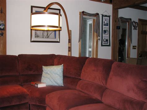Floor Lamps Behind Sectional Sofas | Baci Living Room