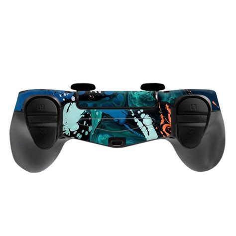 Skin Wrap Vinyl Sticker for DualShock 4 Wireless Controller- Water Col ...