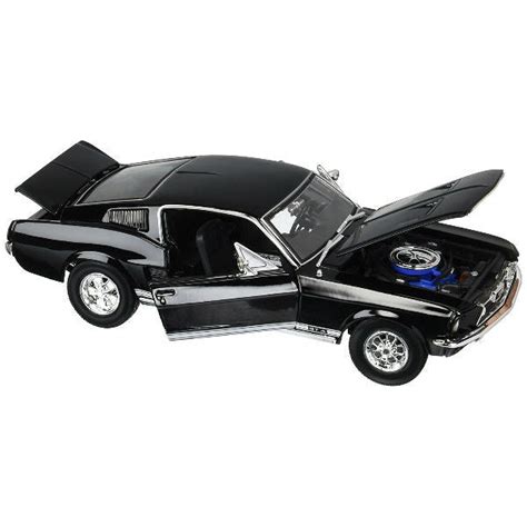 Maisto 1967 Ford Mustang GTA Fastback 1/18 Black – Hobbytoys.co